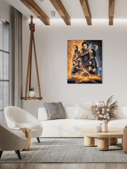 Raqamlar bo'yicha rasm chizish ARTERY "Seriallar", 40×50 sm