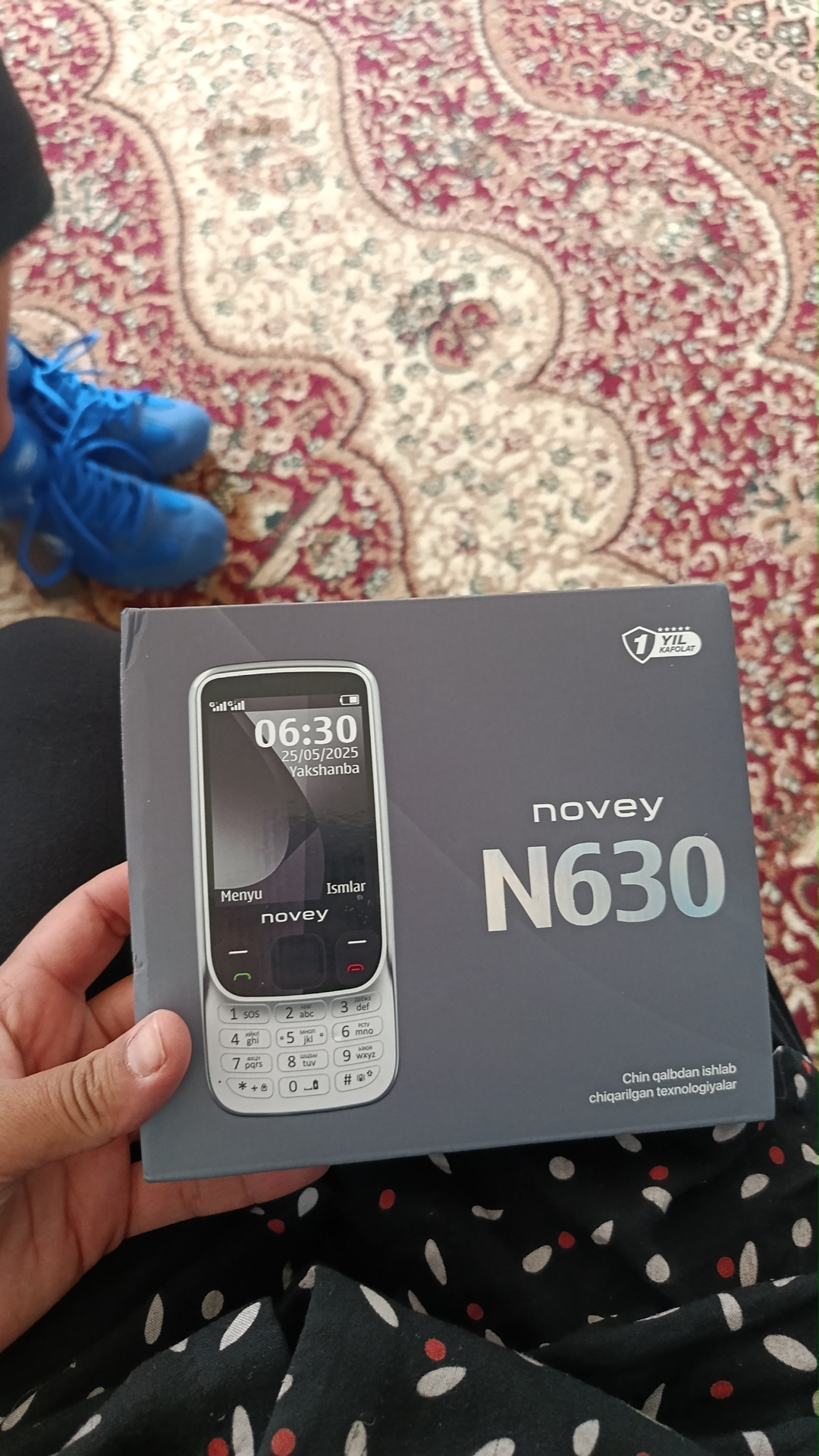 Novey N630 mobil telefon, metall, IPS displey, kamera, Dual SIM