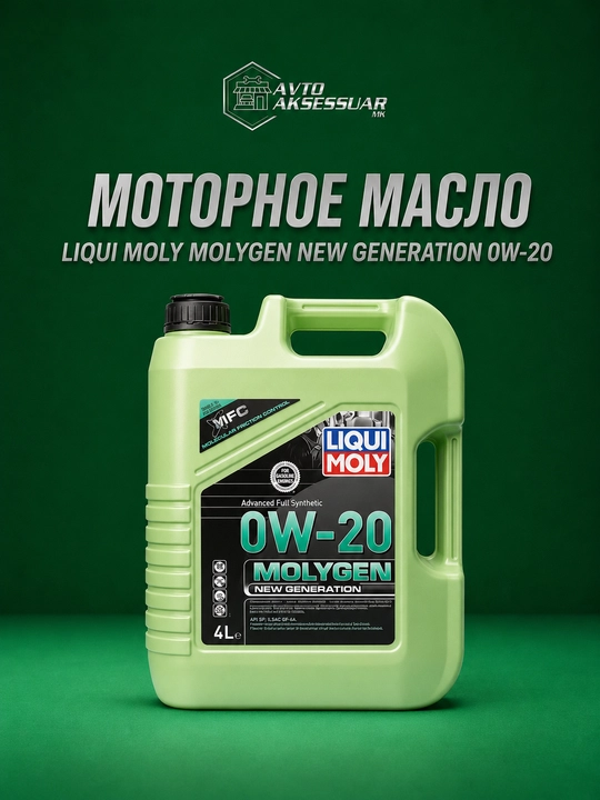 Motor moyi, Liqui Moly Molygen 0W-20 motor moyi, Germaniya - 