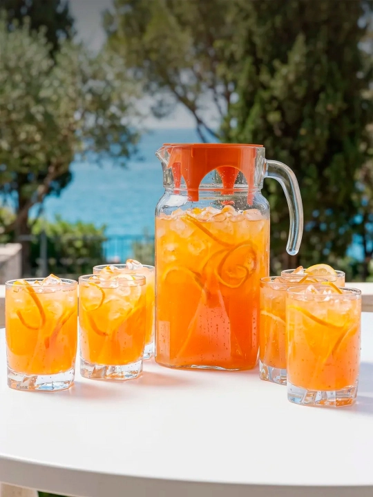 Pasabahce Luna grafin va stakanlar to‘plami, 1750 ml + 250 ml, 7 qism