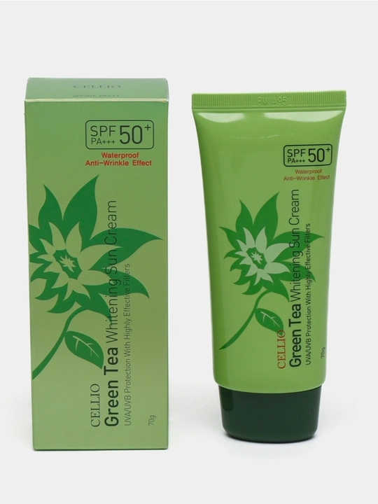 Увлажняющий и солнцезащитный крем для лица Dr.Cellio 98%, SPF 50+ - 