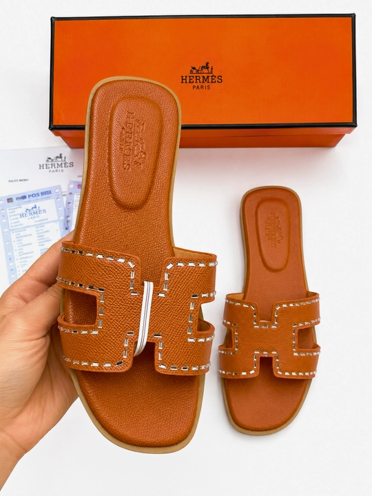 Ayollar va qizlar uchun premium shippak Hermes uslub zamonaviy qulay yozgi tapochka 