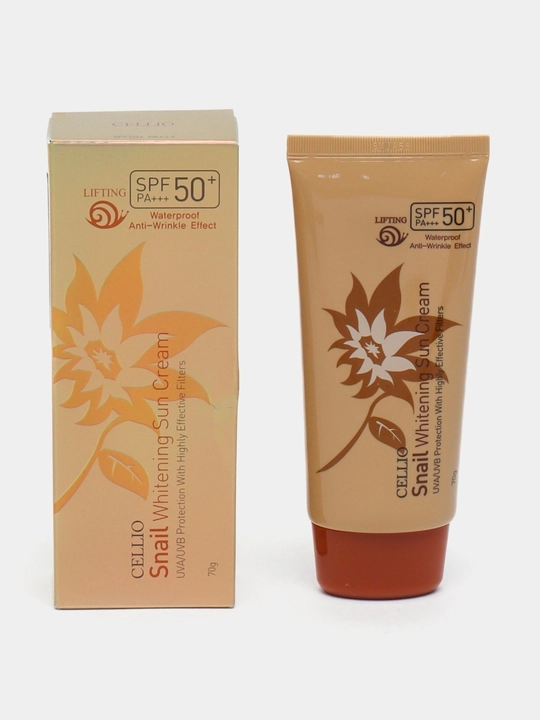 Увлажняющий и солнцезащитный крем для лица Dr.Cellio 98%, SPF 50+ - 