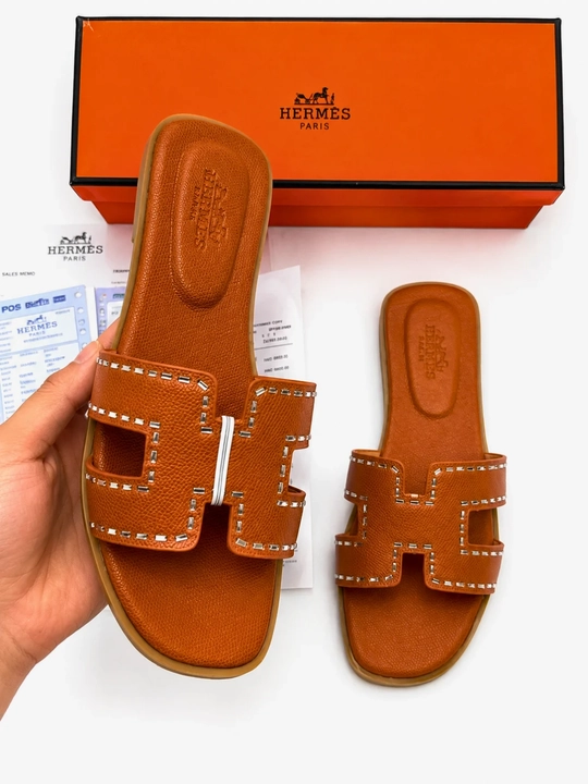 Ayollar va qizlar uchun premium shippak Hermes uslub zamonaviy qulay yozgi tapochka 