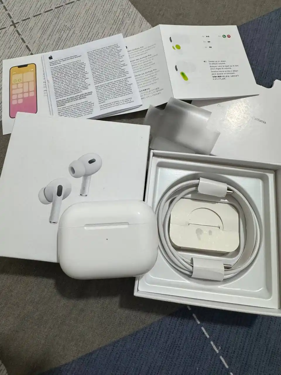 Simsiz quloqchin Pro 2 sensorli iPhone va Android uchun bluetooth naushnik