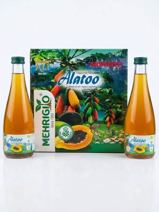 Сок Alatoo для очистки печени и организма, 330 мл 9 штук в боксе