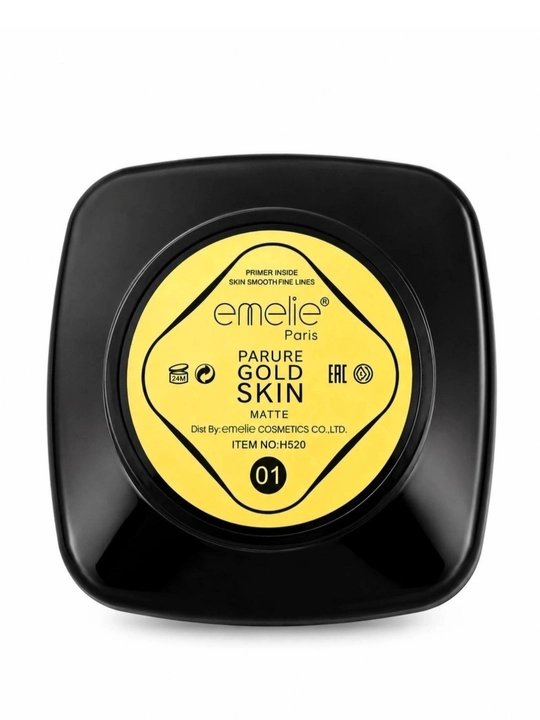 Пудра для лица Emelie BB/HD компактная Matte Powder, SPF, матовая, стойкая
