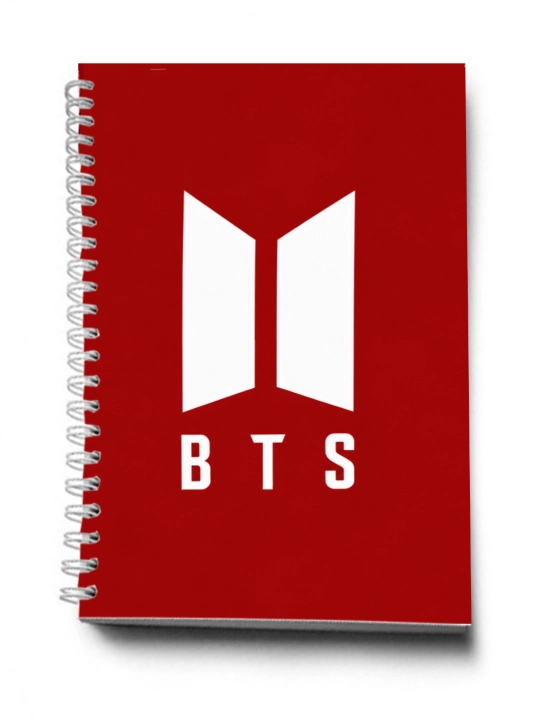 BTS, K-POP, bloknot va planner 2 tasi 1 da - 30 varaqli, 2 bo'limli