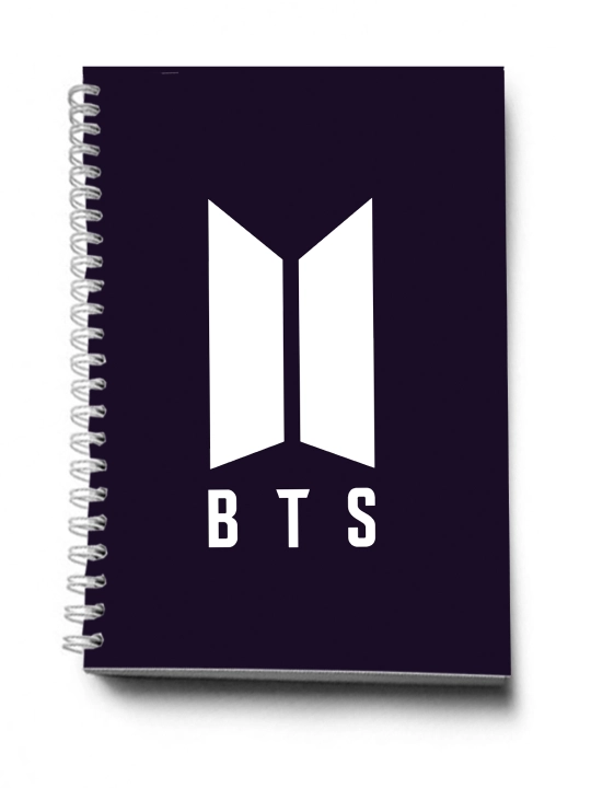 BTS, K-POP, bloknot va planner 2 tasi 1 da - 30 varaqli, 2 bo'limli