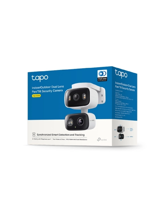 Tapo C246D Wi-Fi kamera  2 ta 2K obyektiv  Aylanuvchi 360°  AI aniqlash