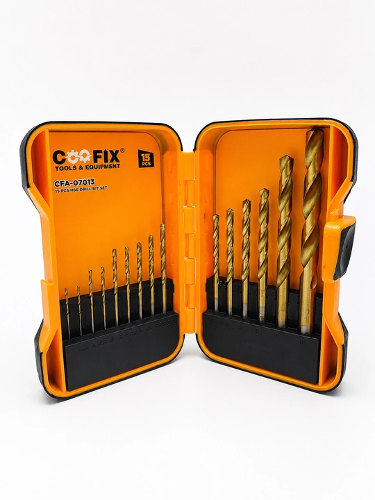 COOFIX, Набор сверл, сверло, бур, сверло для дрели, универсальное сверло, 15 штук