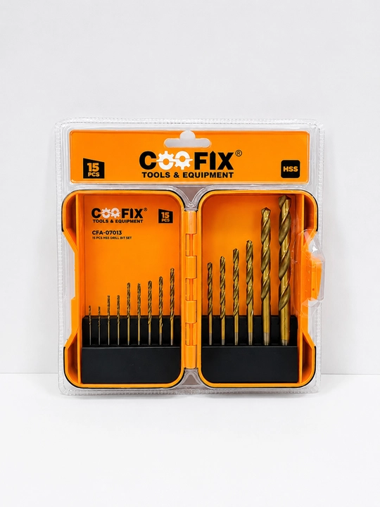 COOFIX, Набор сверл, сверло, бур, сверло для дрели, универсальное сверло, 15 штук