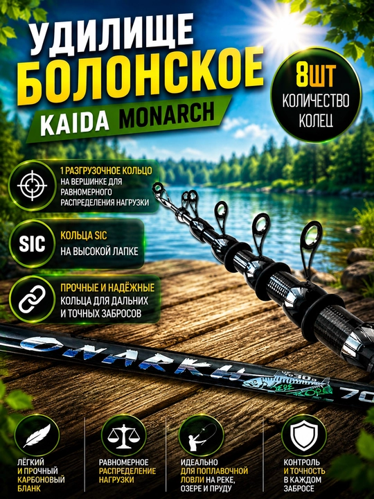 Удочка для рыбалки, телескопическая