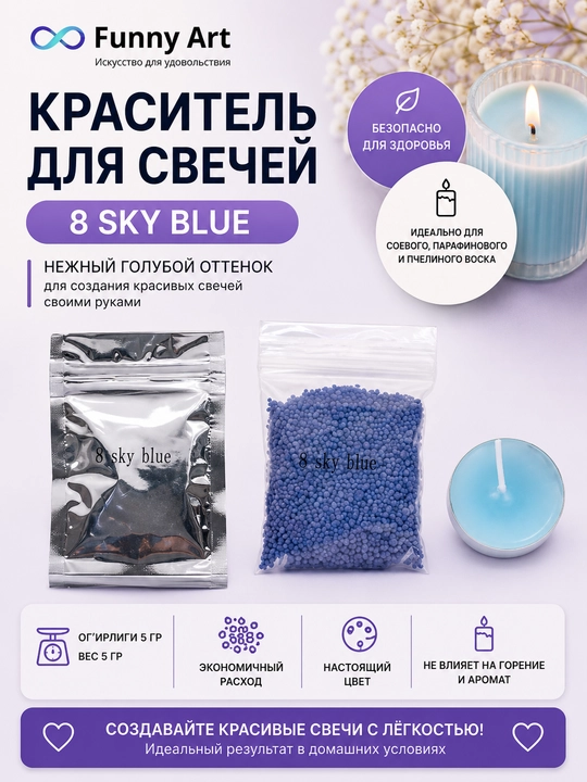Набор красителей для свечей, пигменты для восковых свечей, Candle Dye - 