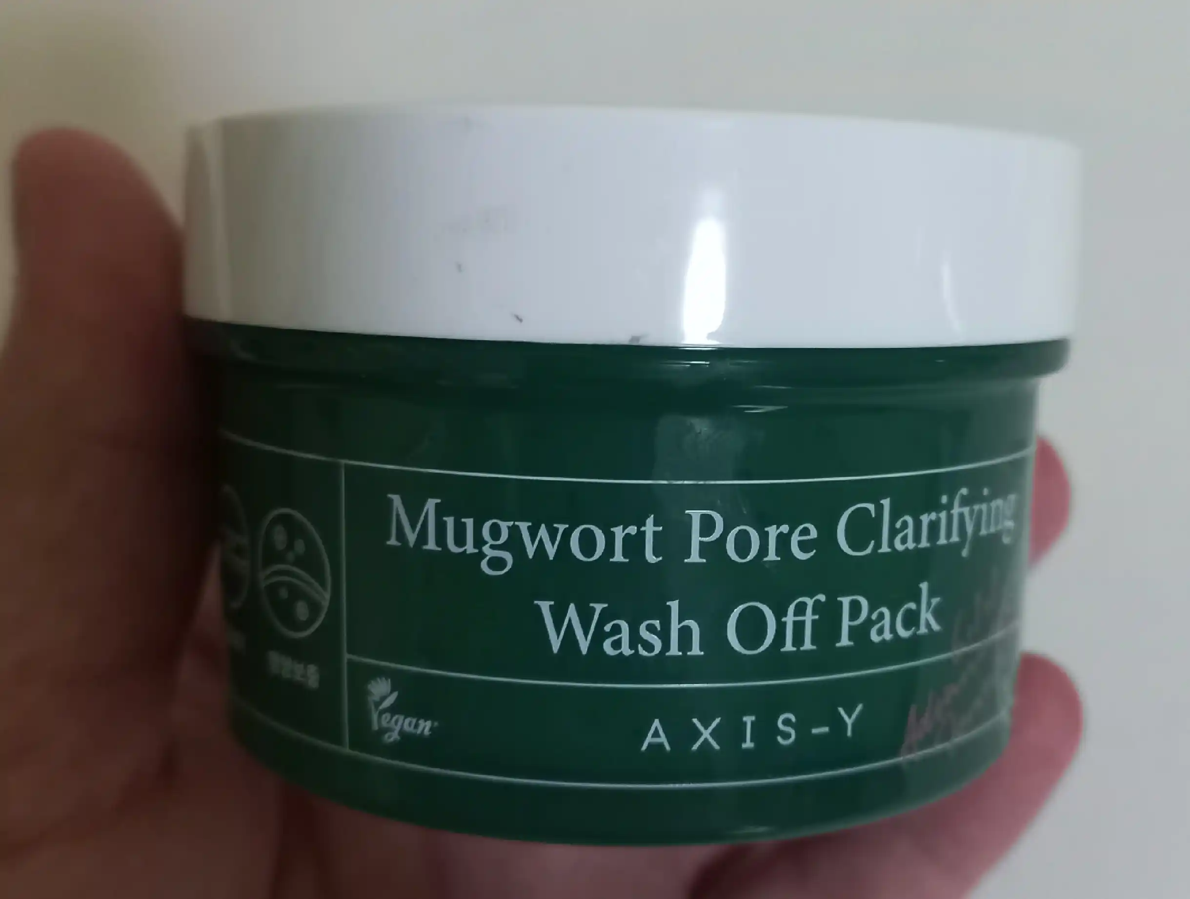 Очищающая глиняная маска с полынью AXIS-Y Mugwort Pore Clarifying Wash Off Pack, 100 мл