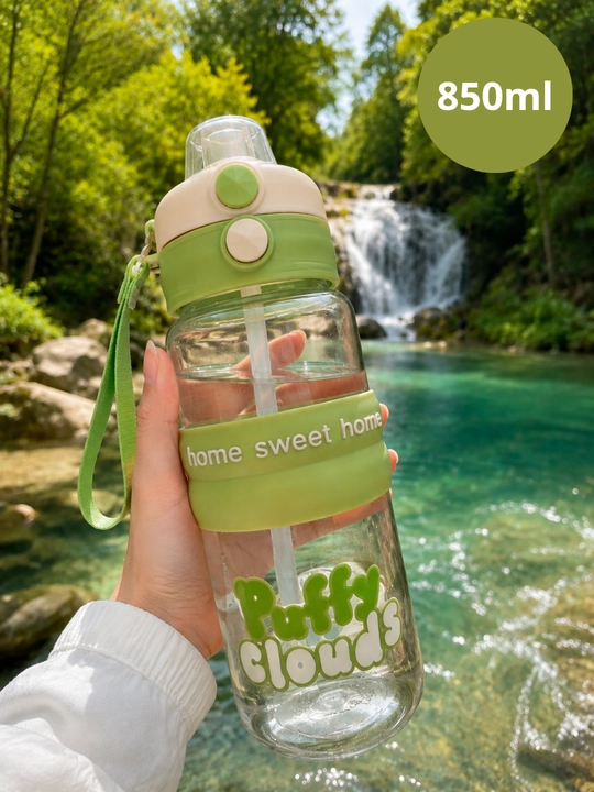 Suv va ichimliklar uchun uchun butilka, 850 ml, suv uchun idish, sheyker - 
