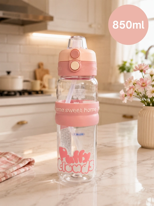 Suv va ichimliklar uchun uchun butilka, 850 ml, suv uchun idish, sheyker - 