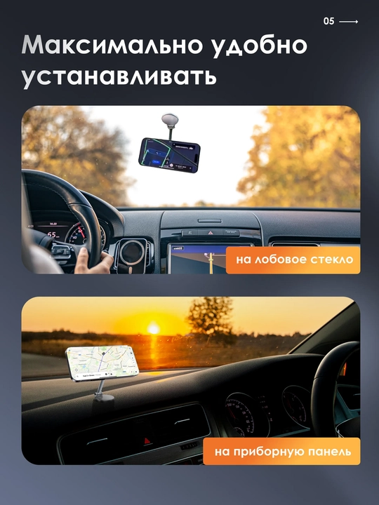 Магнитные автомобильные крепления для телефонов, с Magsafe G118