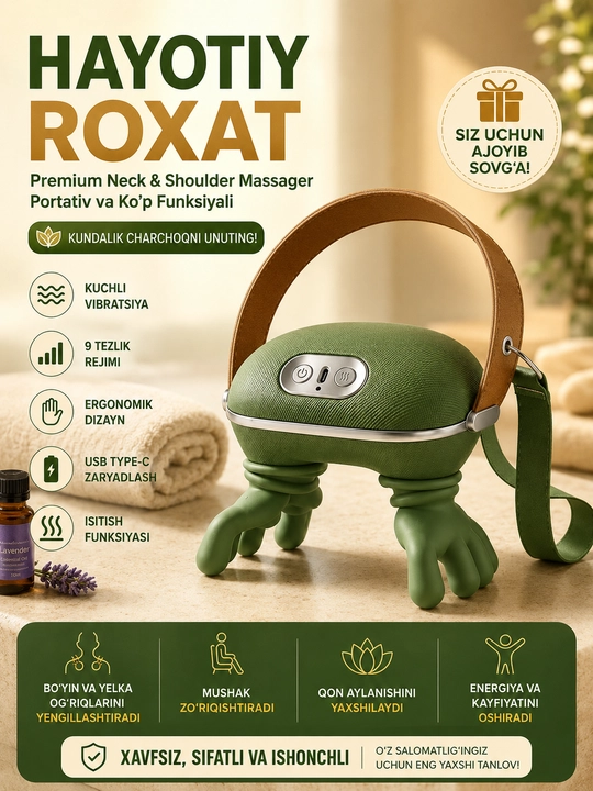Массажер "HAYOTIY ROXAT"