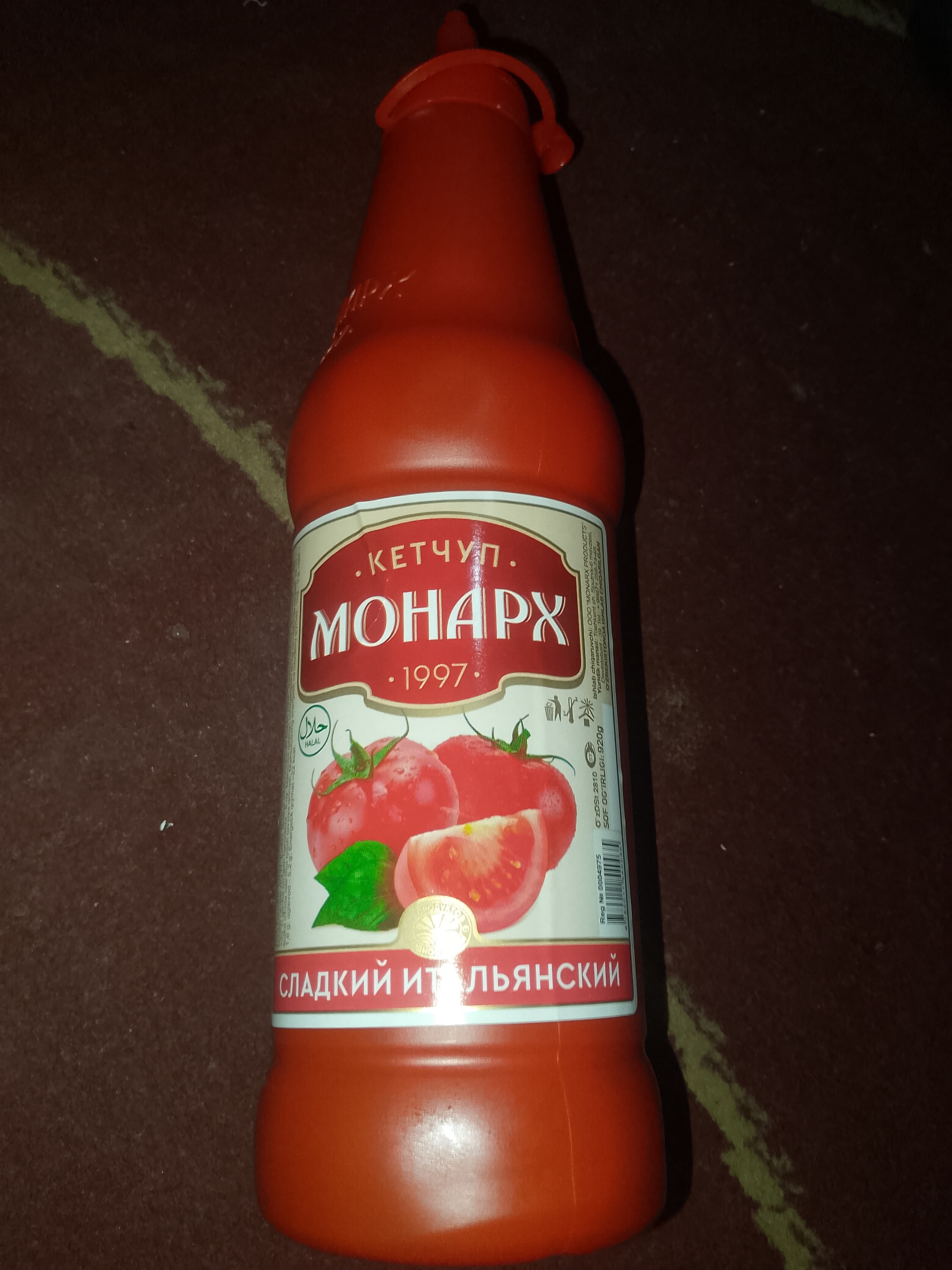 Ketchup Монарх, italiyancha shirin, 920 g