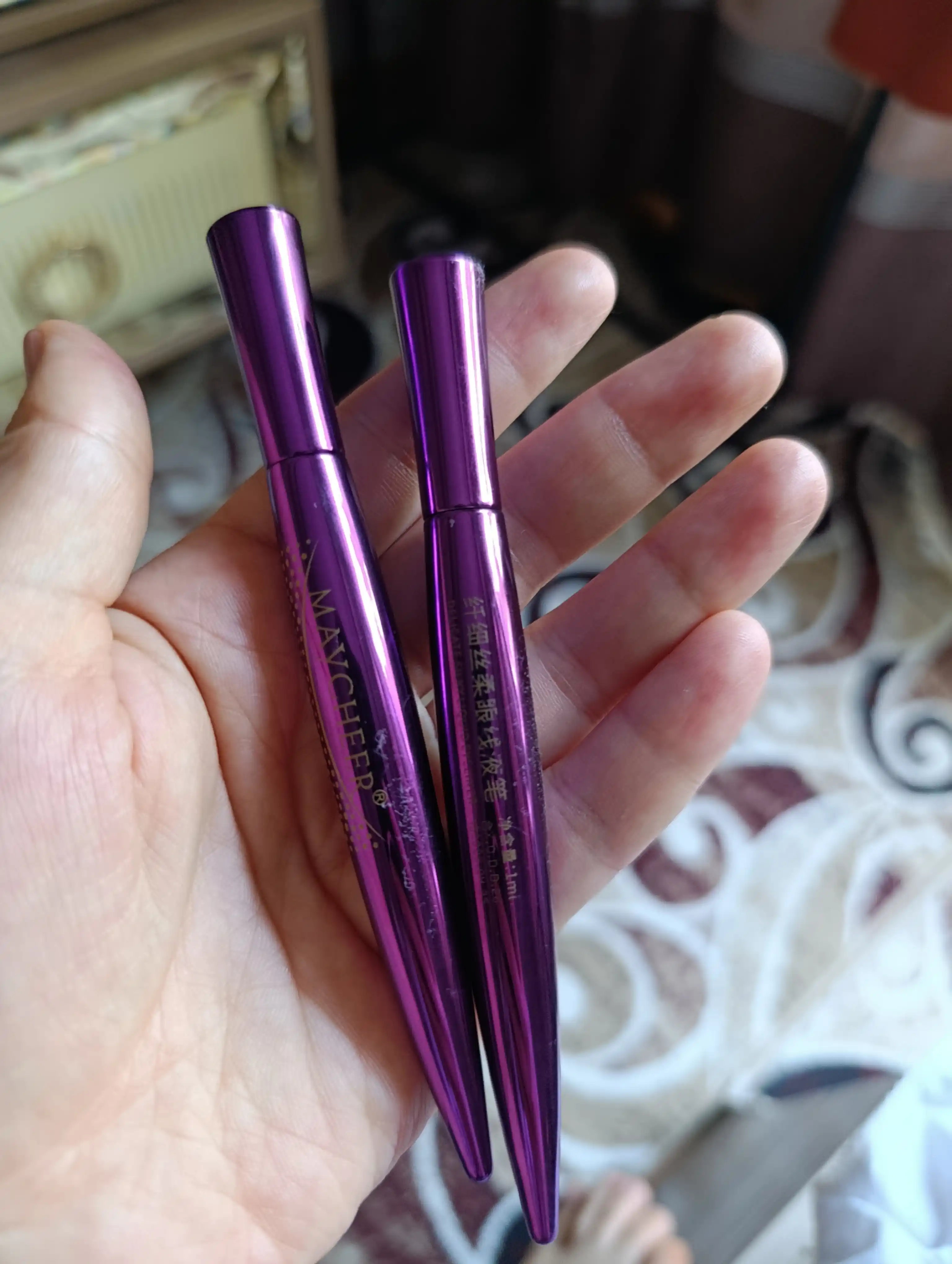 Подводка для глаз Maycheer, водостойкая, точная линия, черный eyeliner