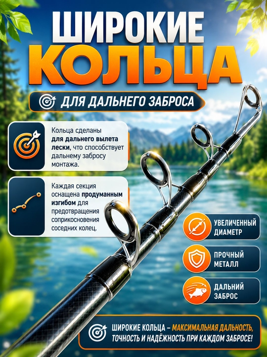 Удилище TUOHAI Tele Carp