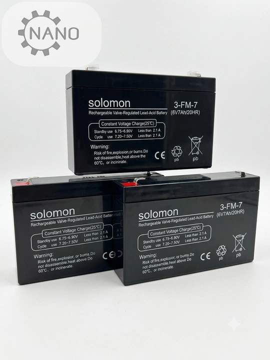 Аккумулятор Solomon 6V7Ah - 