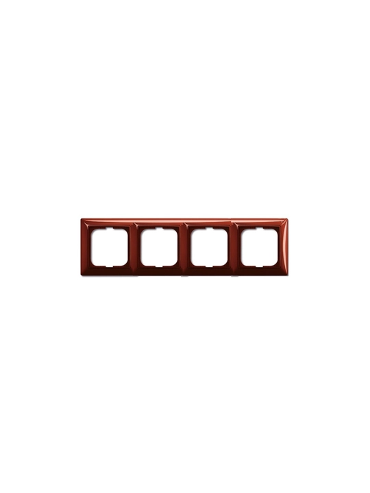 Рамка 4-пост ABB basic55 foyer-red (2514-97-507 / 1725-0-1519) - 