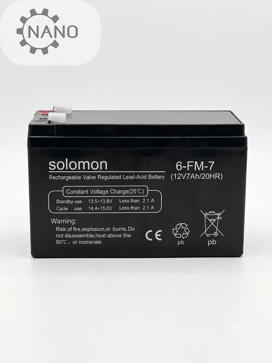 Аккумулятор Solomon 12V7Ah