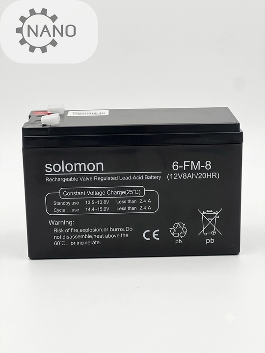 Аккумулятор Solomon 12V 8Ah