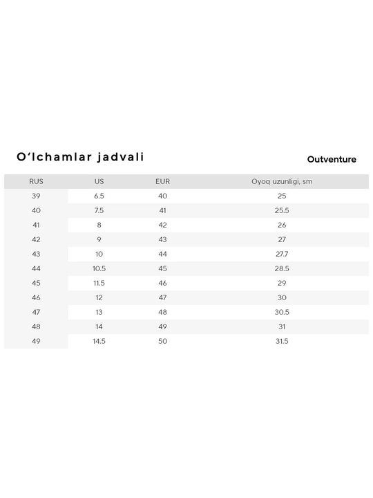 Полуботинки мужские Outventure Track