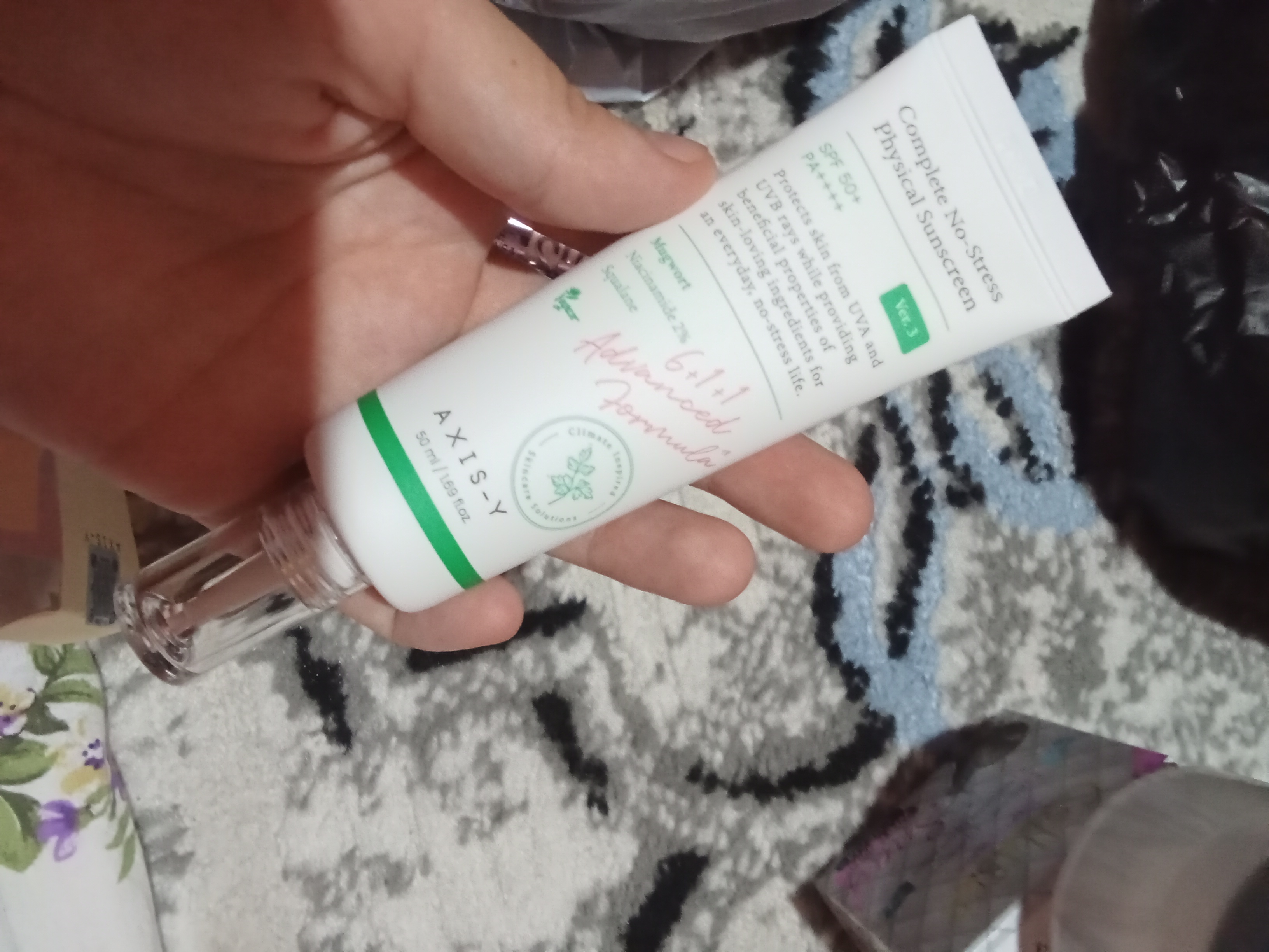 AXIS-Y Physical Sunscreen V. 3 SPF50+ PA++++ quyoshdan himoya kremi, 50 ml