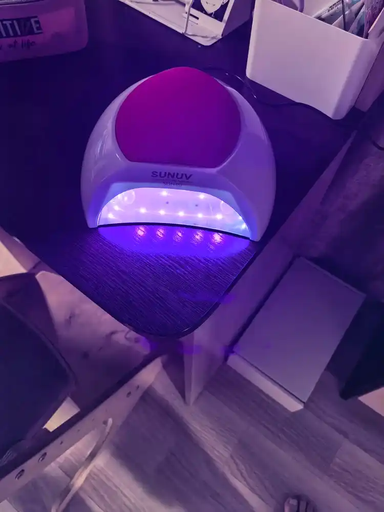 UV LED SUN2C manikyur lampasi, gel-lak va gel uchun tirnoq quritish lampasi