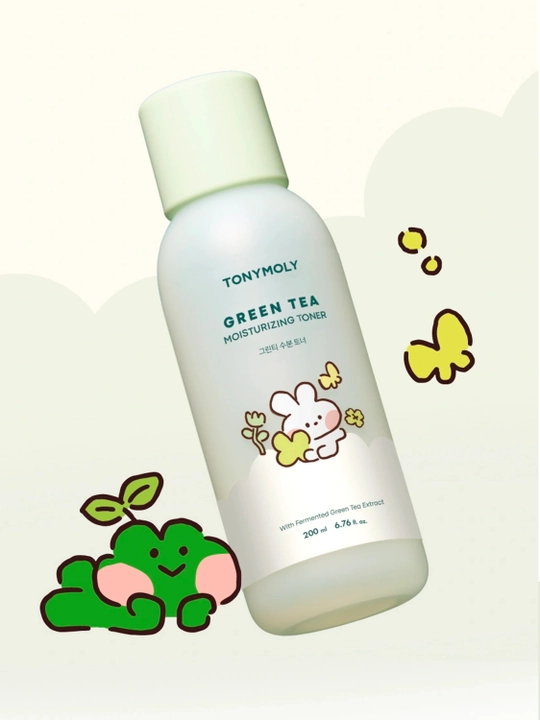 Тонер для лица, увлажняющий, с зелёным чаем TONYMOLY Green Tea Moisturizing Toner, 200 мл