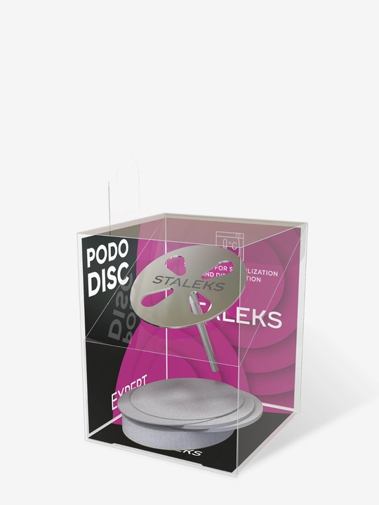 PODODISC EXPERT L pedikyur diski, almashtiriladigan faylli to‘plamda, 180 gr,5 dona, 25 mm