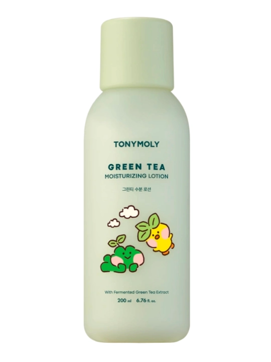Лосьон Tonymoly Green Tea, 200 мл, для лица увлажняющий, зелёный чай