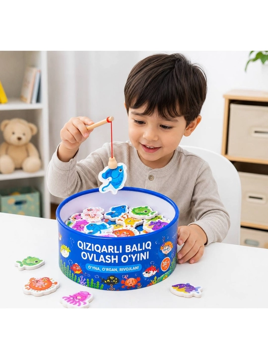 Развивающая игра рыбалка
