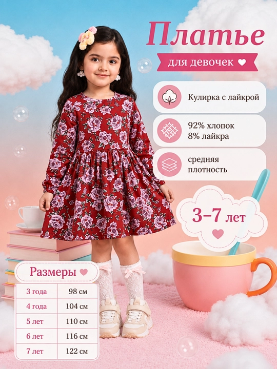 Платье для девочек