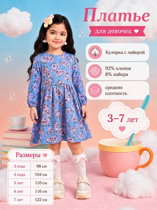 Платье для девочек