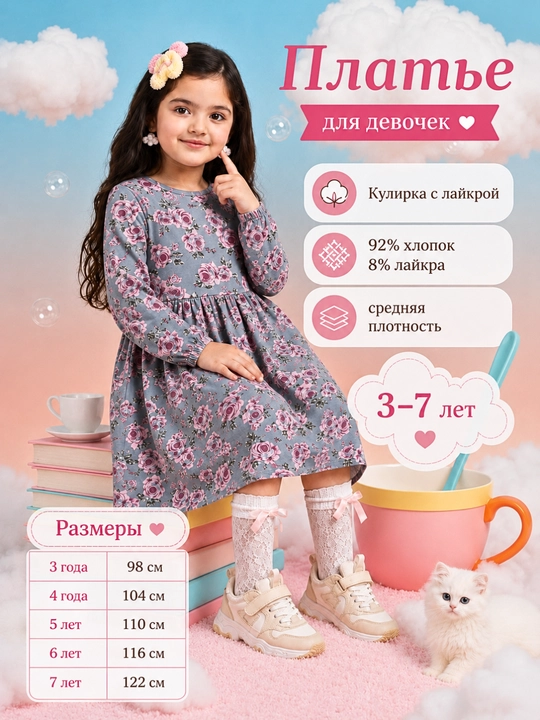 Платье для девочек