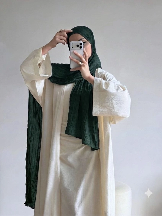 Pinterest Style 3 Metrlik Jadka Sharf – yoz uchun ideal hijob