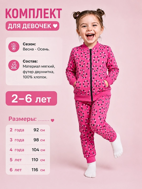 Qizlar uchun kiyim to'plami - 