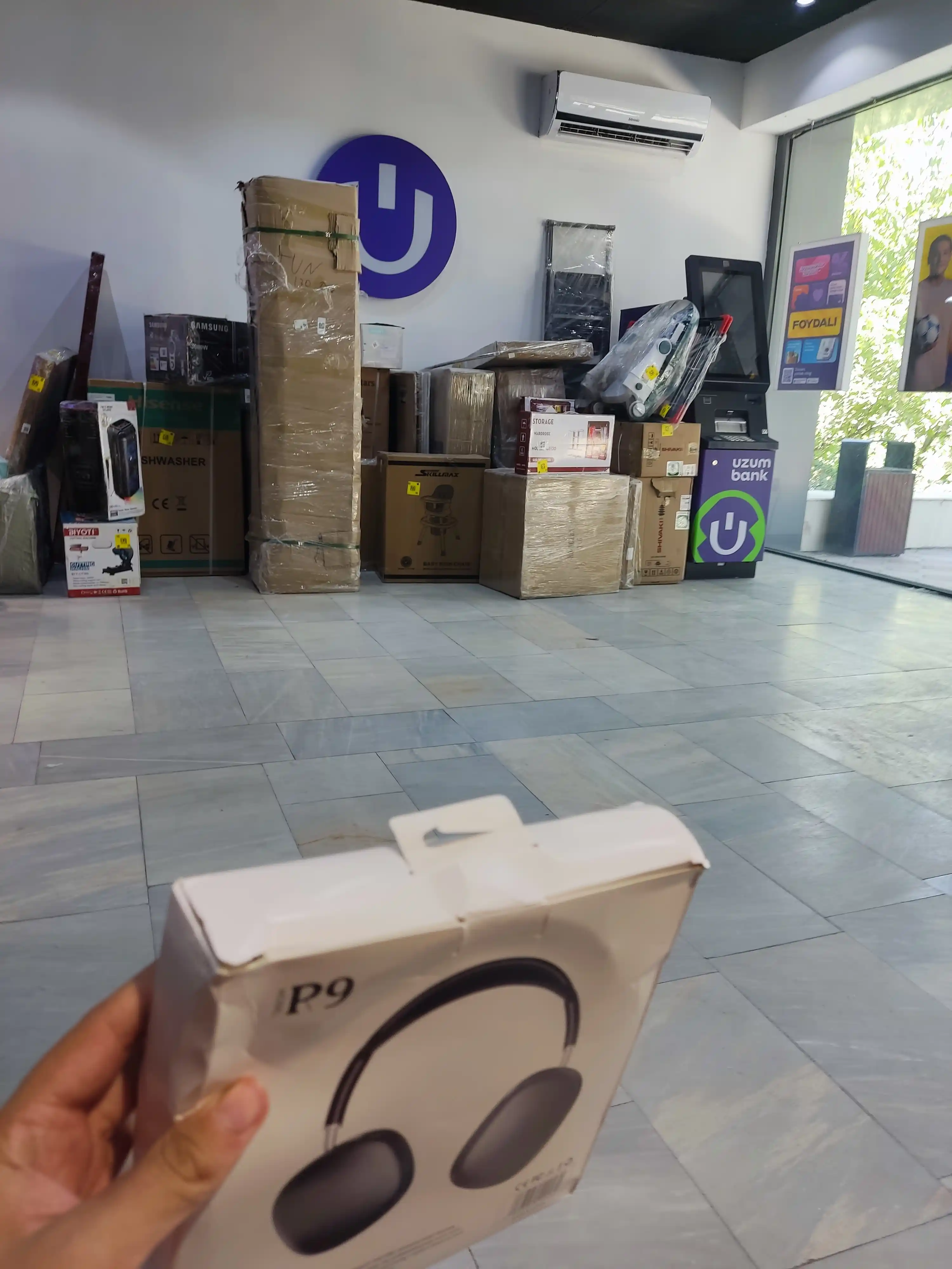 Simsiz Bluetooth quloqchinlar P9, mikrofonli, to'liq o'lchamli