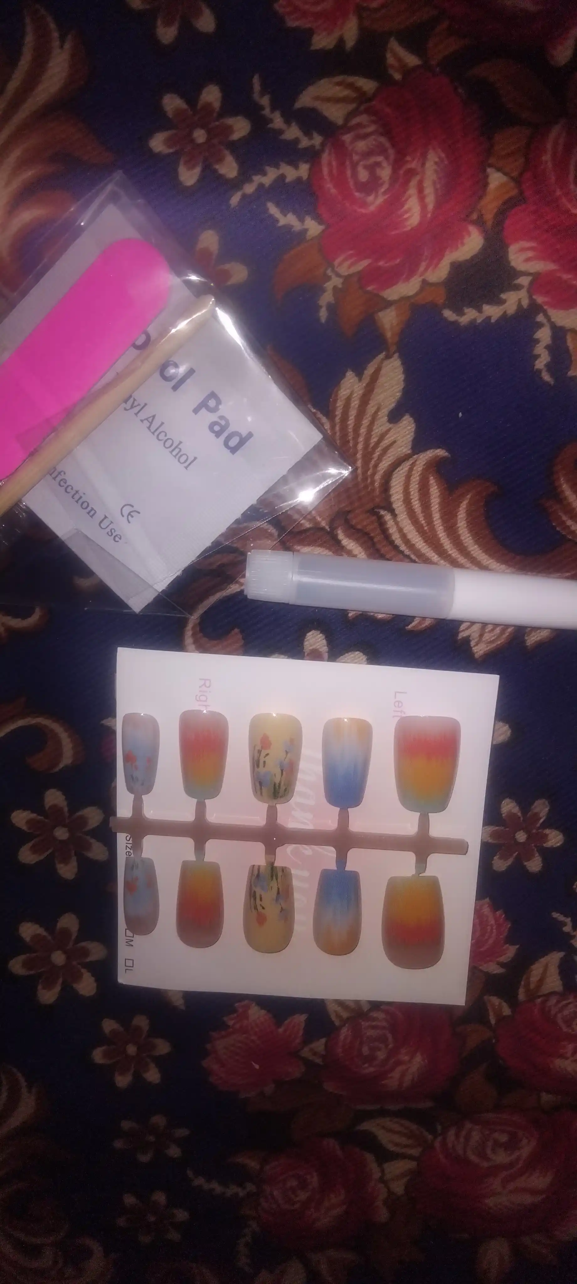 Gelli ulama tirnoqlar, ko‘p martalik, S o‘lchamli, 10 dona