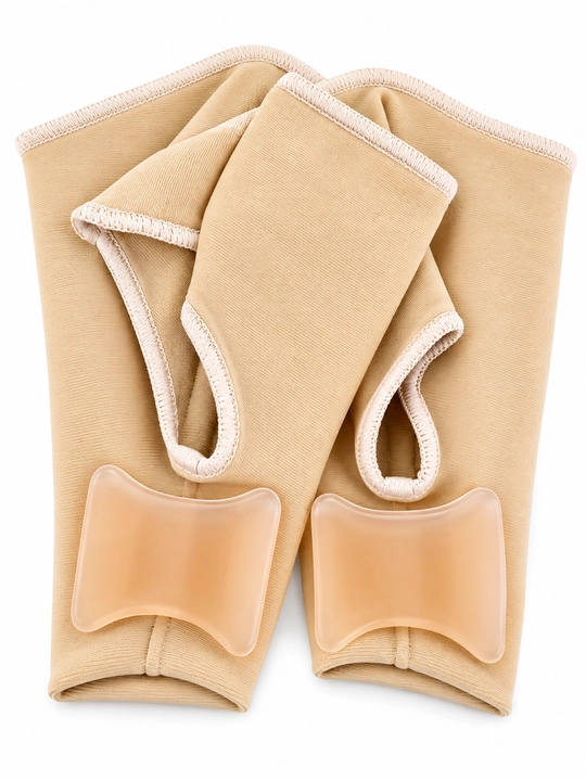 Gel yostiqchali oyoq bosh barmoq himoyachisi, 2 juft, Hallux Valgus uchun
