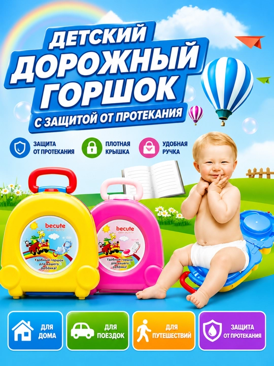Туалетный столик детский складной для путешествий