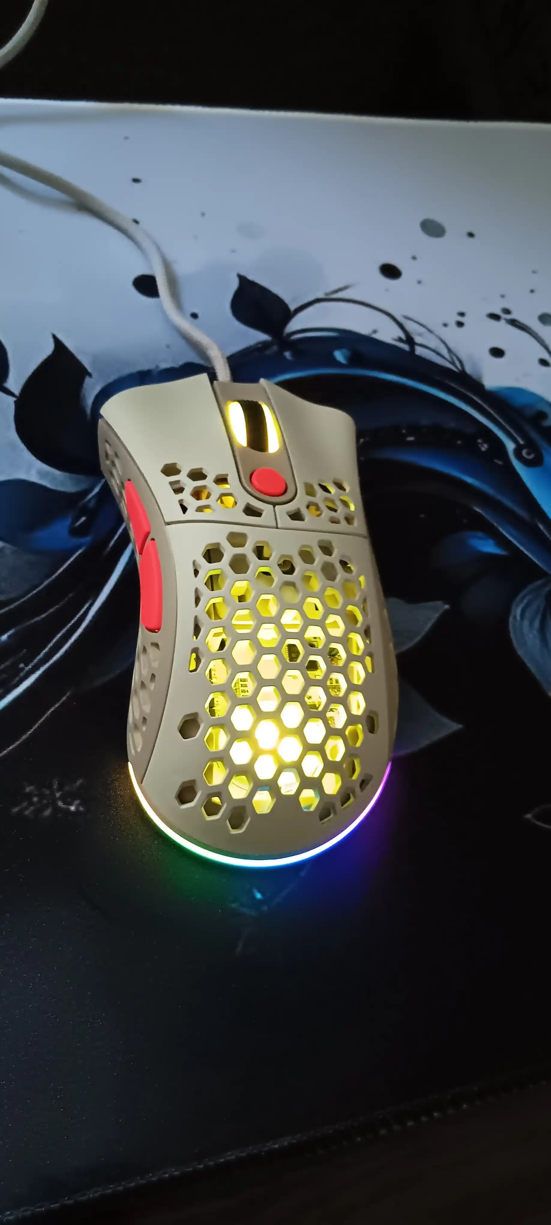 RGB yoritgichli 2E GAMING HyperSpeed Pro simli o‘yin sichqonchasi, Pixart PMW3389