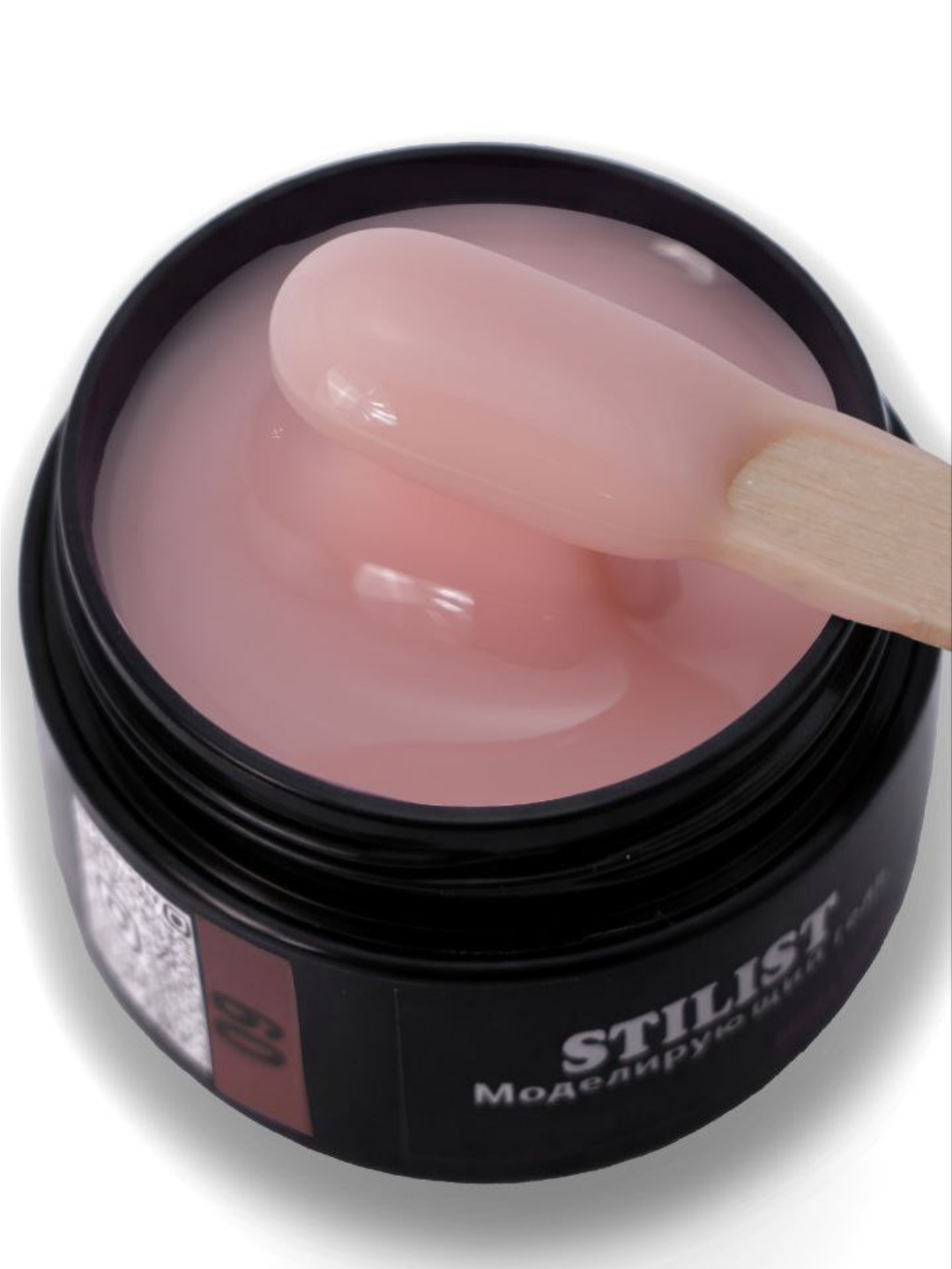 Gel №09, 50 ml, och pushti, o‘rtacha qattiq, modellashtirish geli, STILIST_STORE