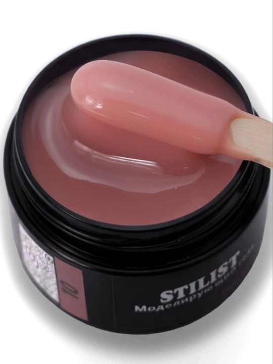 Gel №10, 50 ml, changli atirgul, o‘rtacha qattiq, modellashtirish geli, STILIST_STORE