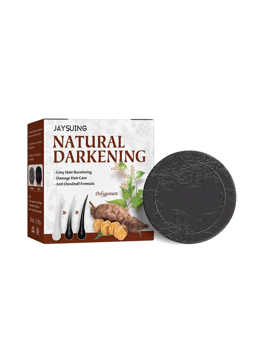 Jaysuing Natural Darkening sochni to‘qroq ko‘rsatish uchun qattiq shampun, 100 g